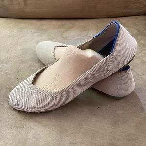 Beige Rothy’s ballet Flats